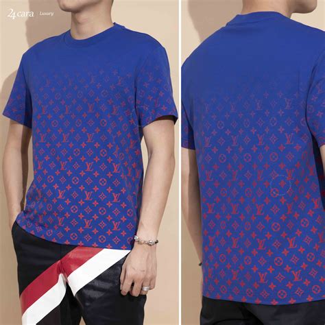 louis vuitton monogram printed shirt|louis vuitton gradient t shirt.